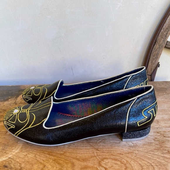 IRREGULAR CHOICE🪐STAR WARS Darth Vader Flats NEW! - Picture 8 of 12